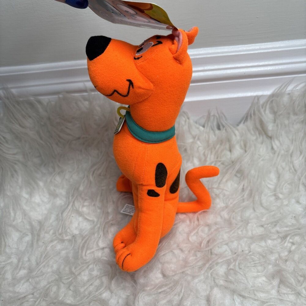 βNWTβ ~Scooby-Doo Fluorescent Plush Neon Orange Toy Factory 9" Halloween π ~ β - Picture 3 of 16